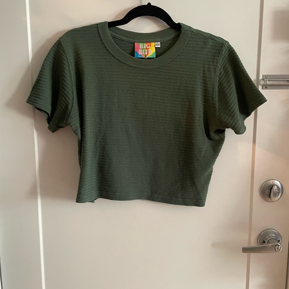 Big Bud Press Honeycomb Crop Tee - Picture 2 of 4